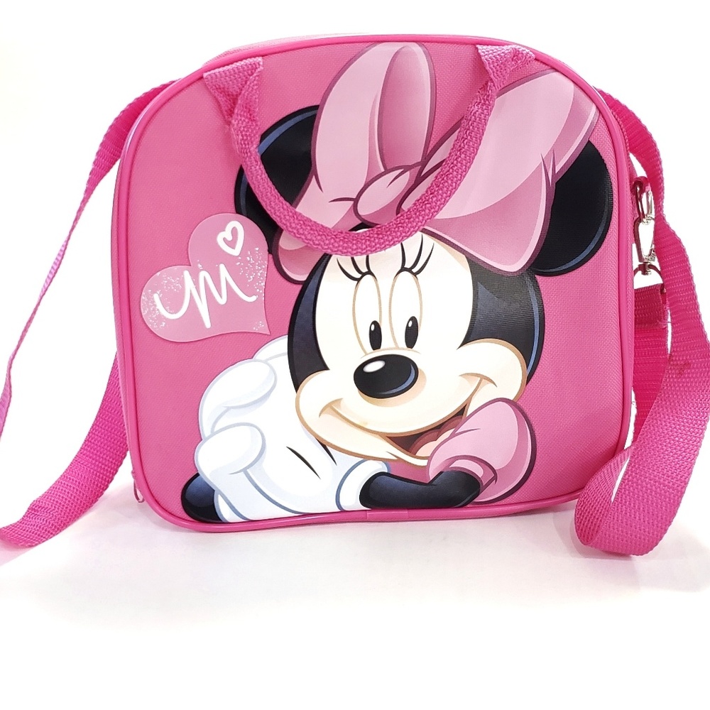 Lunch bag Minnie Mouse Disney Canvas Pink